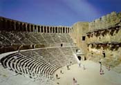 Aspendos , le théatre d'Aspendos, Antalya Turquie