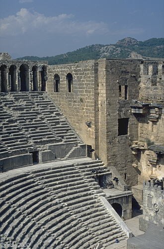 Aspendos , le theatre aspendos à Antalya