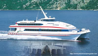 carte plan traversée Ferry boat Kusadasi Turquie Samos Grèce