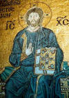 Istanbul,Photos Sainte Sophie, mosaique, Jesus Christ, Pantocrator