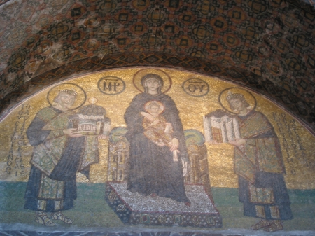 Mosaque de la basilique Sainte Sophie, photo