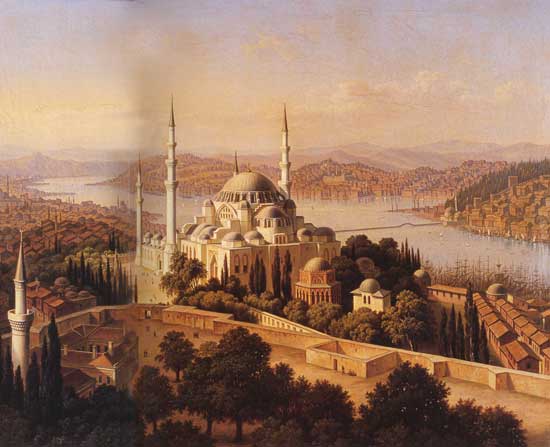 ancienne photo de mosquée istanbul