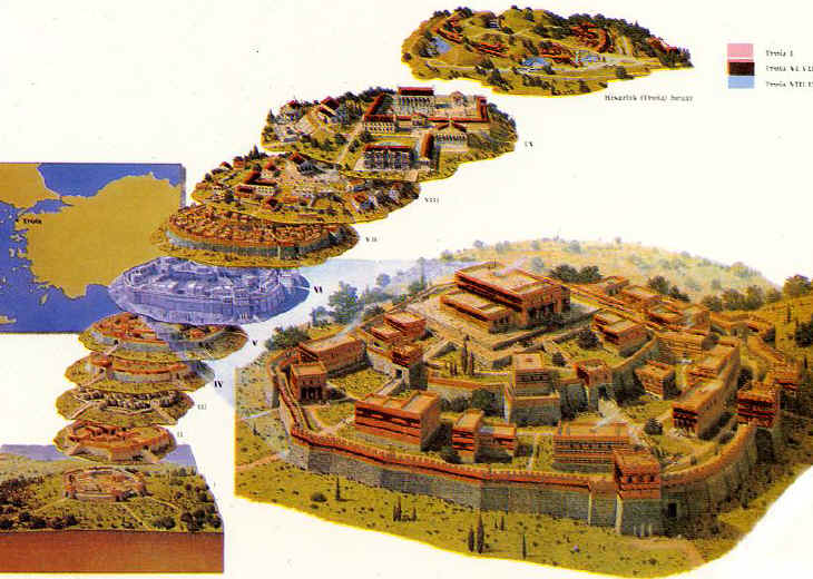 Troie - site archéologique de troie et histoire